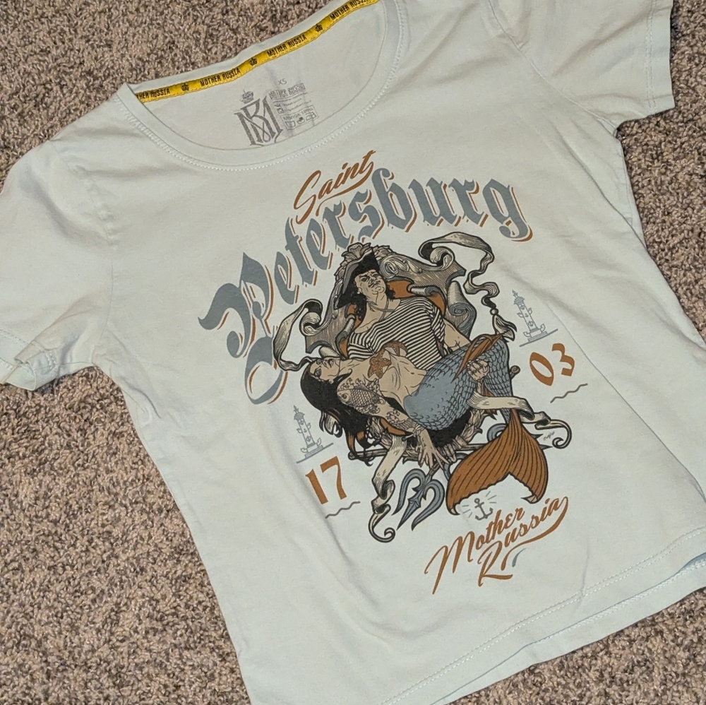 Mother Russia Saint Petersburg Graphic Tee Size Juniors XS